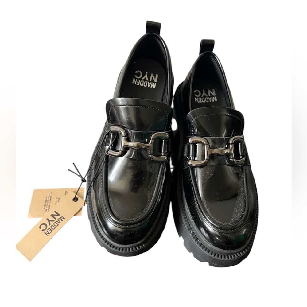 NWT Chunky Sole Horsebit Loafers